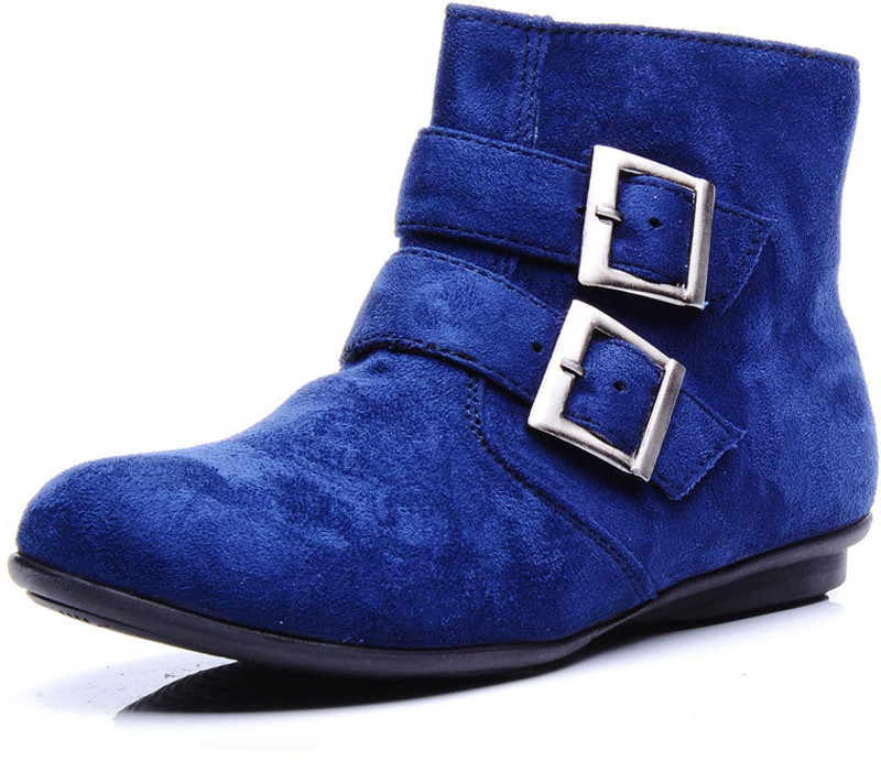 Bruno Manetti Blanca Boots For Women(Blue)