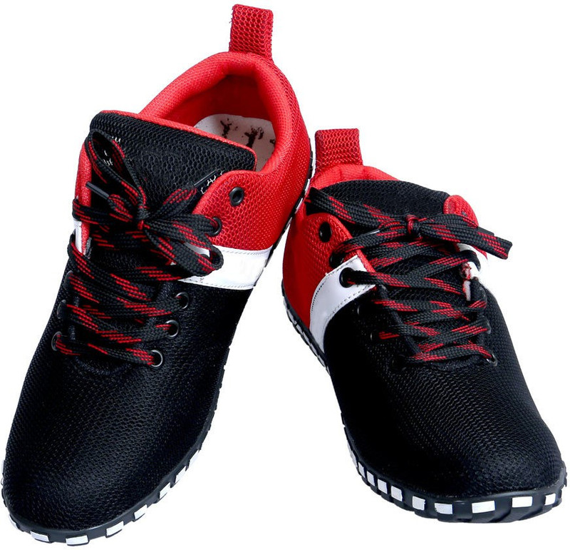 Presidency Walking Shoes For Men(Red)