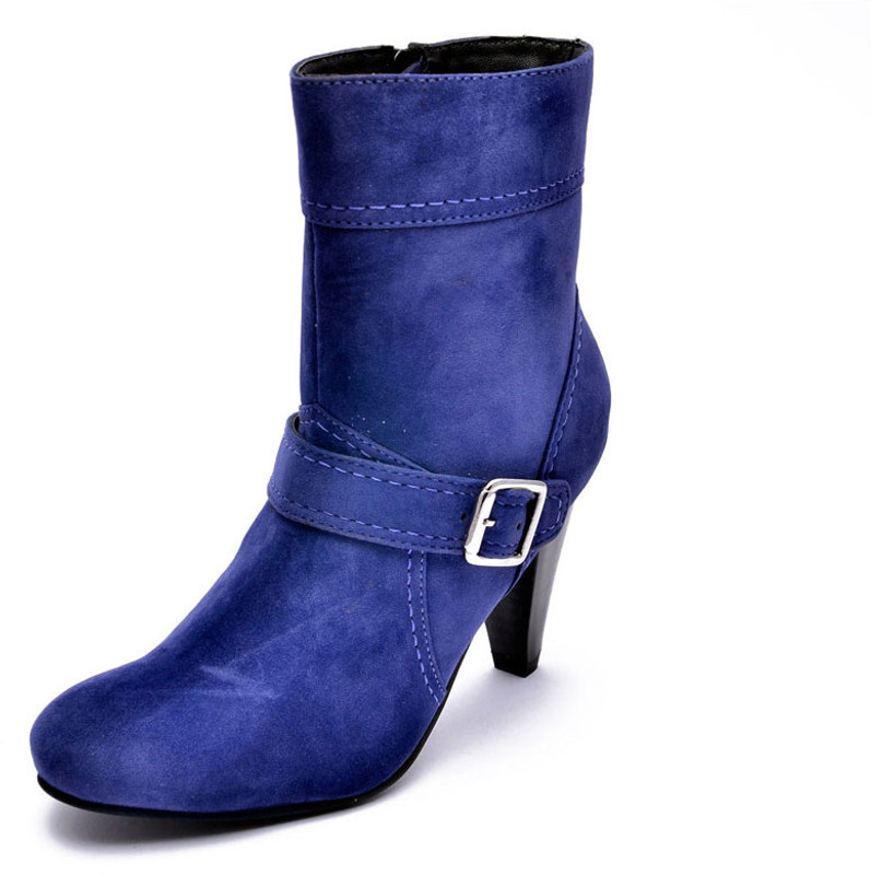 Bruno Manetti Albina Boots For Women(Blue)