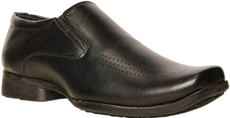 Bata Leo Men Synthetic Leather Slip On Shoes For Men(Black) Bata Leo Men Synthetic Leather Slip On Shoes For Men(Black)