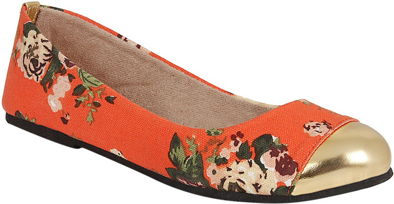 Chalk Studio Tenne Blossom Bellies For Women(Gold, Orange)