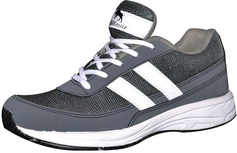 Dekkam Bullz Marathan-D4 Running Shoes For Men(Grey)