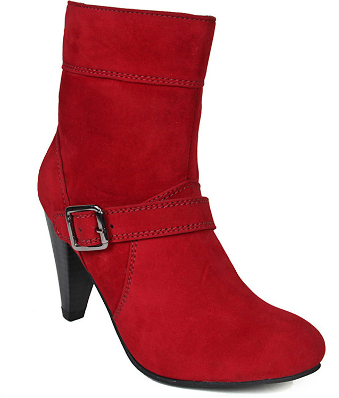 Bruno Manetti Albina Boots For Women(Red)