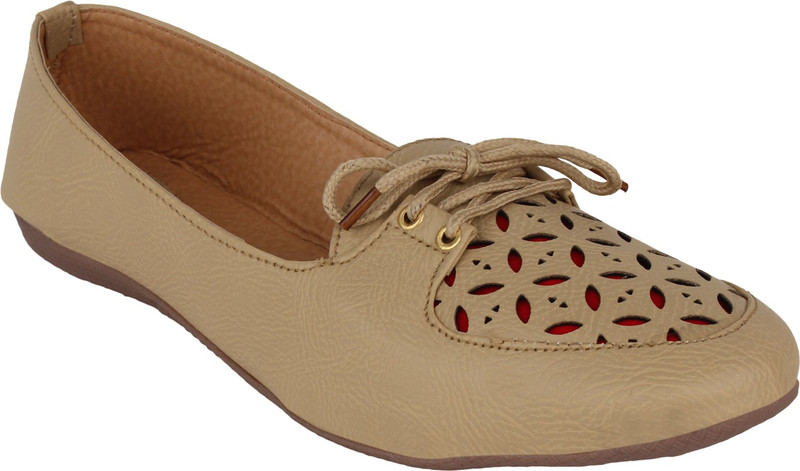 Authentic Vogue Loafers For Women(Tan) RS.499 (73.00% Off) - Flipkart