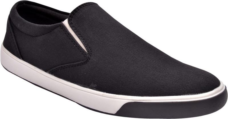 Fentacia Classic Slip On Casual Shoes For Men(Black)