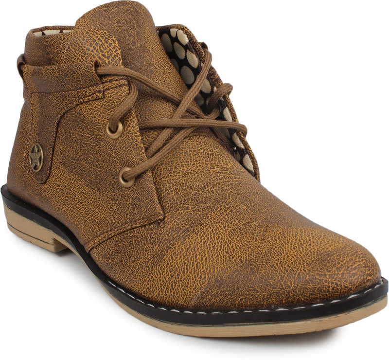 Beonza Classy Boots For Men(Tan)