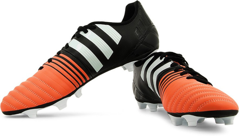 ADIDAS Nitrocharge 4.0 Fg Football Shoes For Men(Black, Orange)