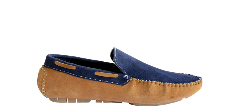 Dizaro DECENT LEATHER Driving Shoes For Men(Blue) Dizaro DECENT LEATHER Driving Shoes For Men(Blue)