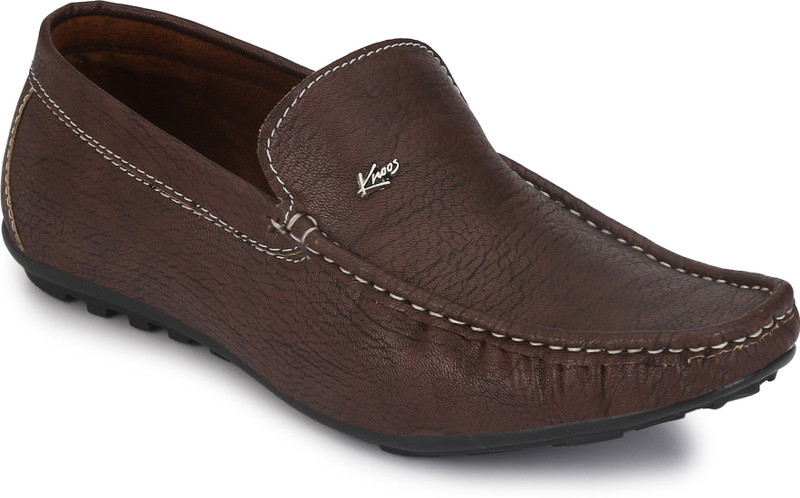 Knoos walnut Loafers For Men(Brown)
