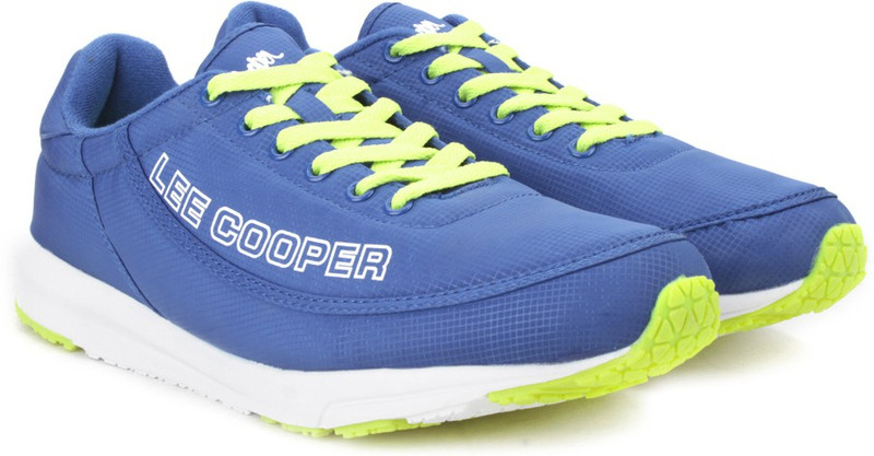 Lee Cooper Men Running Shoes For Men(White, Blue, Yellow)