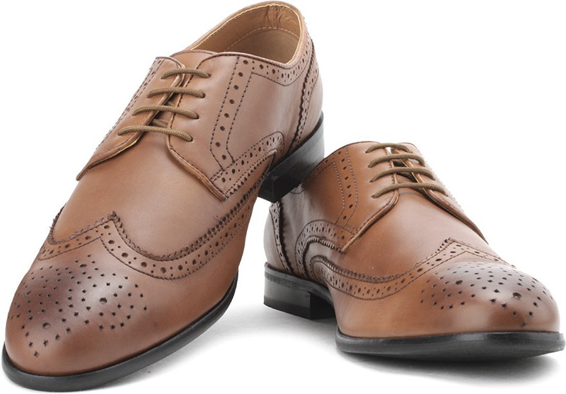 Allen Solly Corporate Casuals For Men(Tan) Allen Solly Corporate Casuals For Men(Tan)