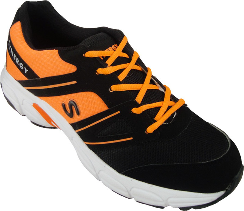 Action Synergy PH009 Balck/Orange Sports Walking Shoes For Men(Black, Orange) Action Synergy PH009 Balck/Orange Sports Walking Shoes For Men(Black, Orange)