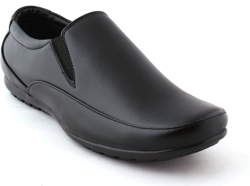 Vebero Corporate Culture Ideal Mocassin Slip On For Men(Black)