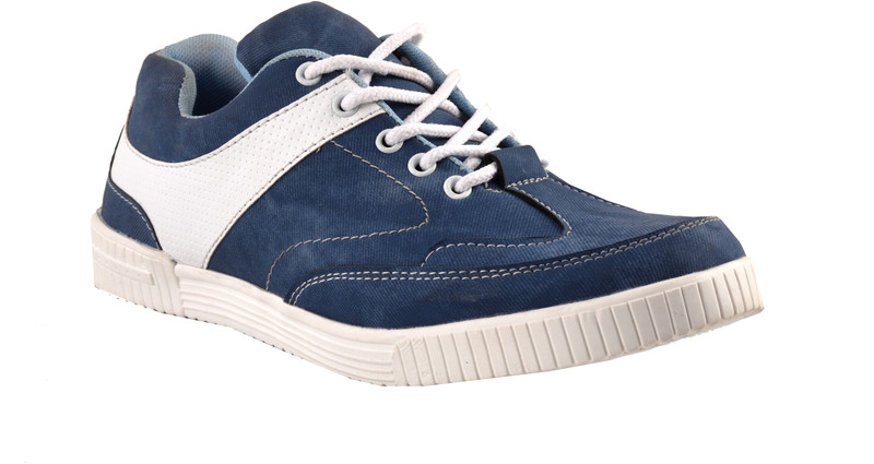 Chamois Canvas Shoes Casuals For Men(Blue)