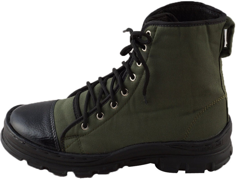 Adduce Ar-125-O-Green-Jungle Boots For Men(Green)