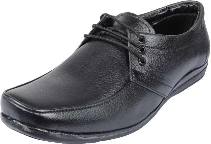 Oora AS-GT-90-BLACK_9_Black Lace Up For Men(Black)