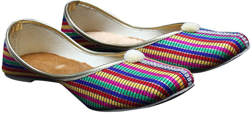 Port Punjabi Designer Jutis For Women(Multicolor)