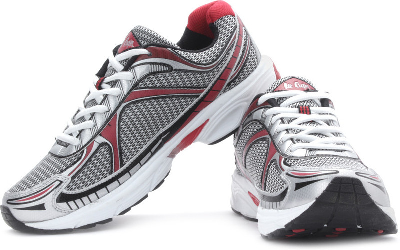 Lee Cooper Men Running Shoes For Men(Silver, Red, White, Black)