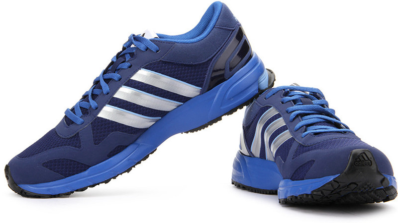 ADIDAS Marathon 10 Ng M Running Shoes For Men(Silver, Blue, Black)