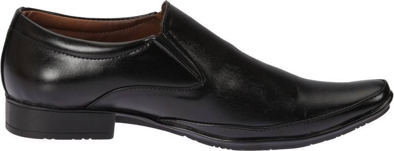 Oman Men's Slip On Shoes For Men(Black)
