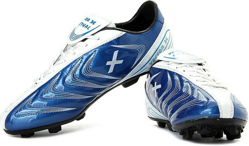 Vector X Lethal Football Shoes For Men(White, Blue) Vector X Lethal Football Shoes For Men(White, Blue)