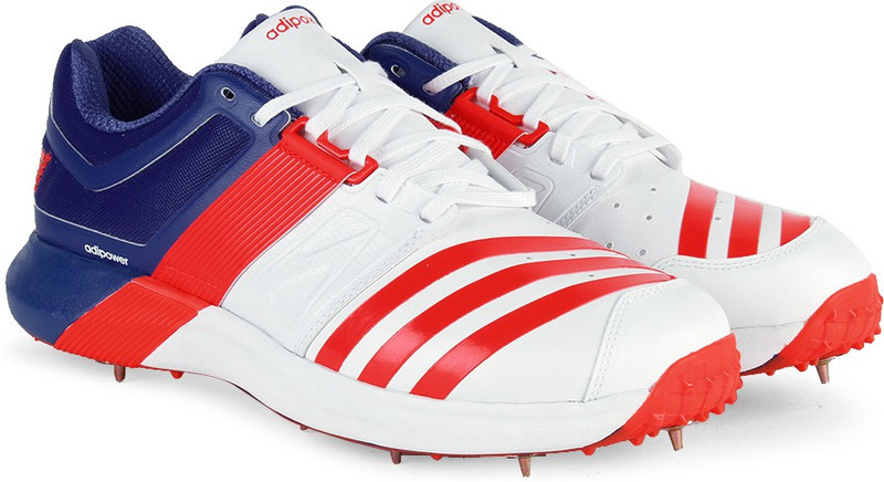 ADIDAS ADIPOWER VECTOR Men Cricket Shoes For Men(Red, White, Blue)