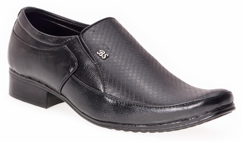 Boysons Slip On Shoes For Men(Black)