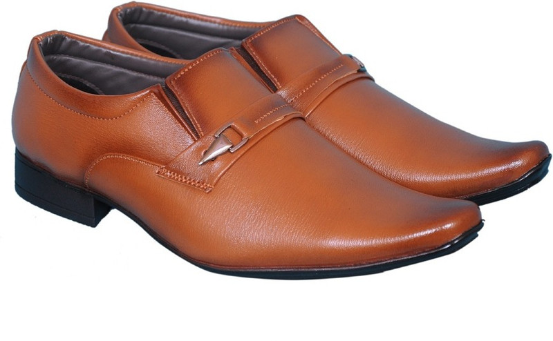 Smoky Brown Formal Shoe Slip On For Men(Brown)