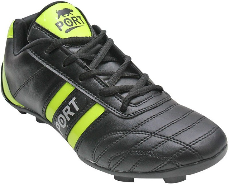 Port shoter-345 Football Shoes For Women(Black)