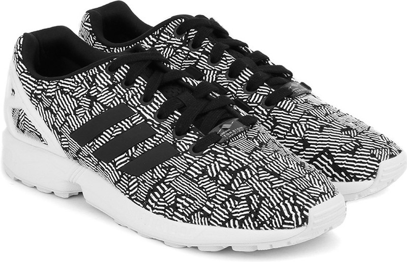 ADIDAS ORIGINALS ZX FLUX W Sneakers For Women(White, Black) ADIDAS ORIGINALS ZX FLUX W Sneakers For Women(White, Black)