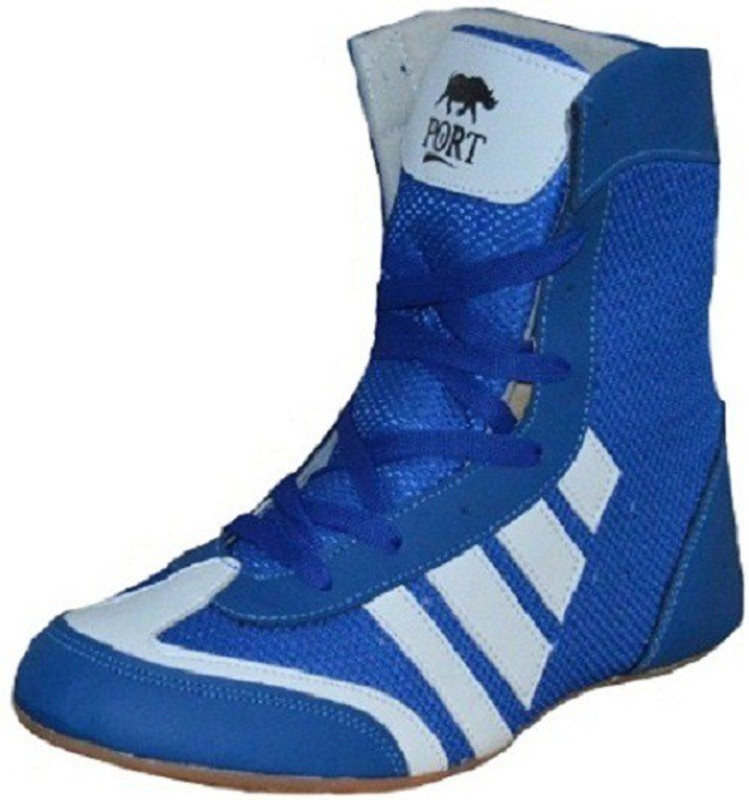 Port Boxing & Wrestling Shoes For Men(Blue)