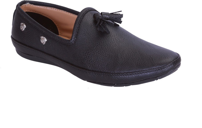 Dizaro GENUINE LEATHER Loafers For Men(Black) Dizaro GENUINE LEATHER Loafers For Men(Black)