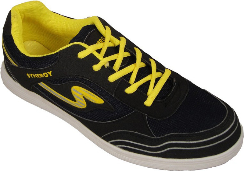 Action Synergy TP07 Blue/Yellow Sneakers For Men(Blue, Yellow)
