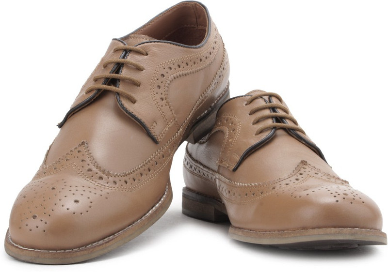 Allen Solly Men Corporate Casuals For Men(Tan) Allen Solly Men Corporate Casuals For Men(Tan)