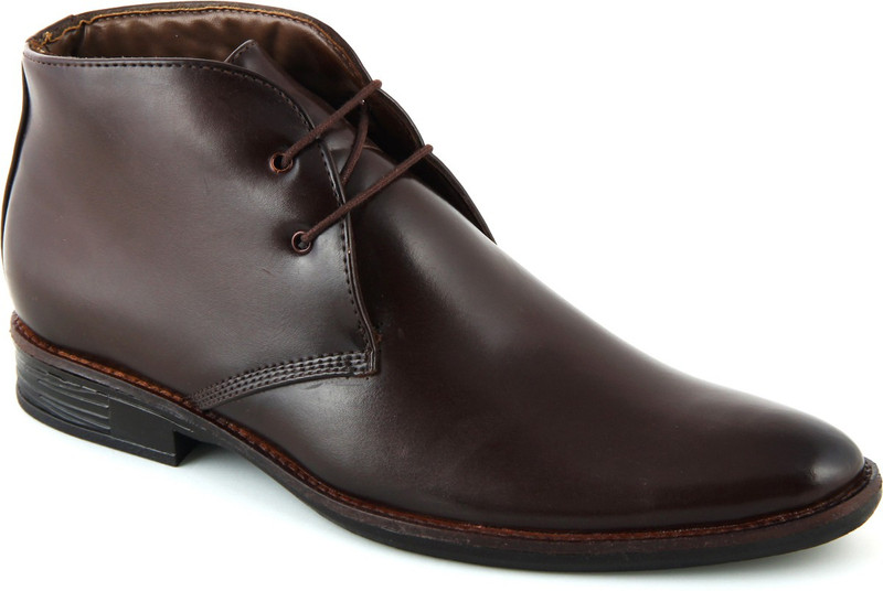 24 Casuals Greek Brown Lace Up Shoes For Men(Brown)