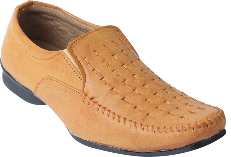 SanMega Slip On For Men(Tan) SanMega Slip On For Men(Tan)