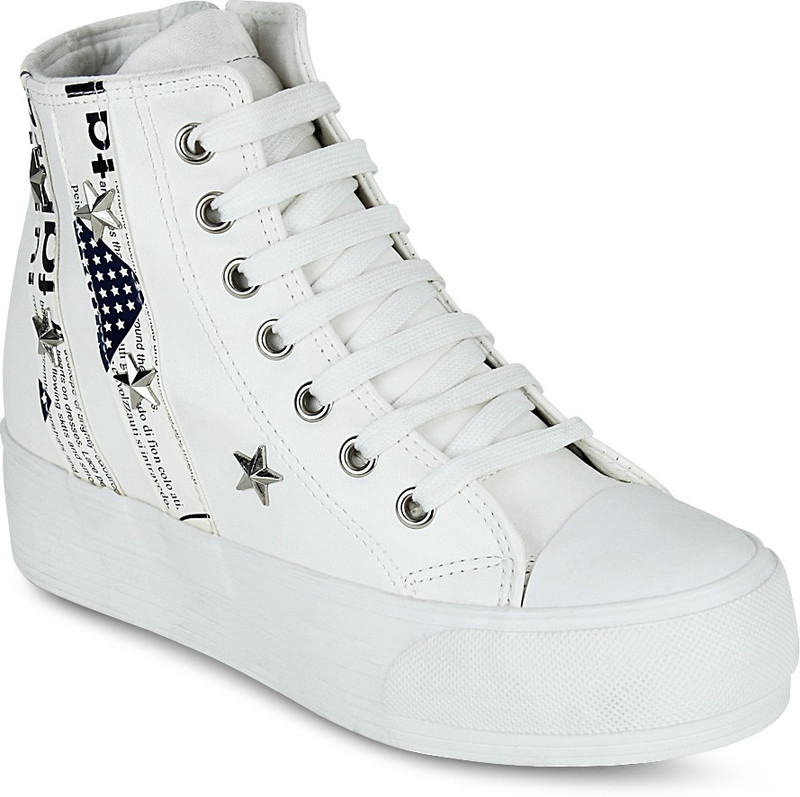 Get Glamr Rayashu Sneakers For Women(White)
