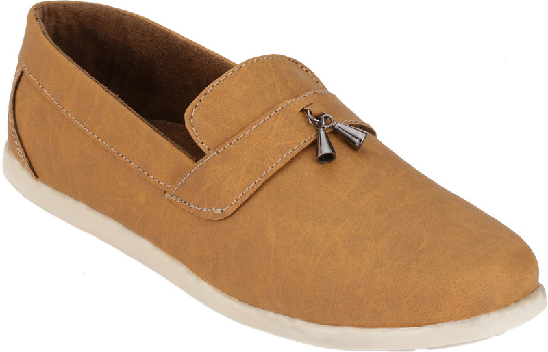Knoos slip on Loafers For Men(Tan)