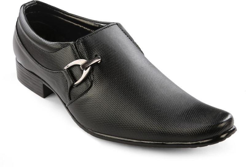 Shoefad Slip On For Men(Black)