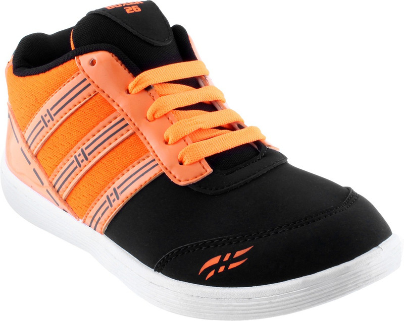 Dacon Casuals For Men(Black, Orange)