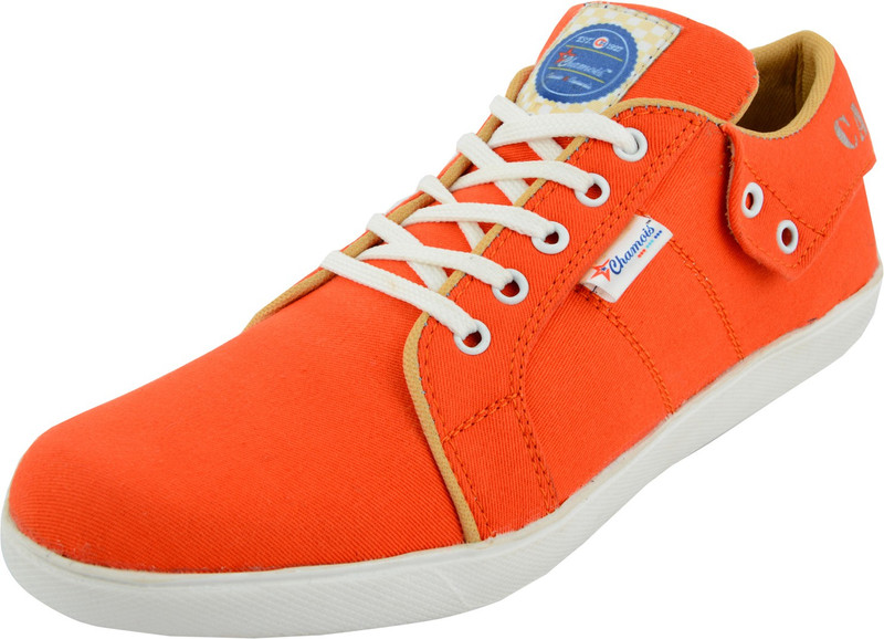 Chamois Casual Sneakers For Men(Orange)