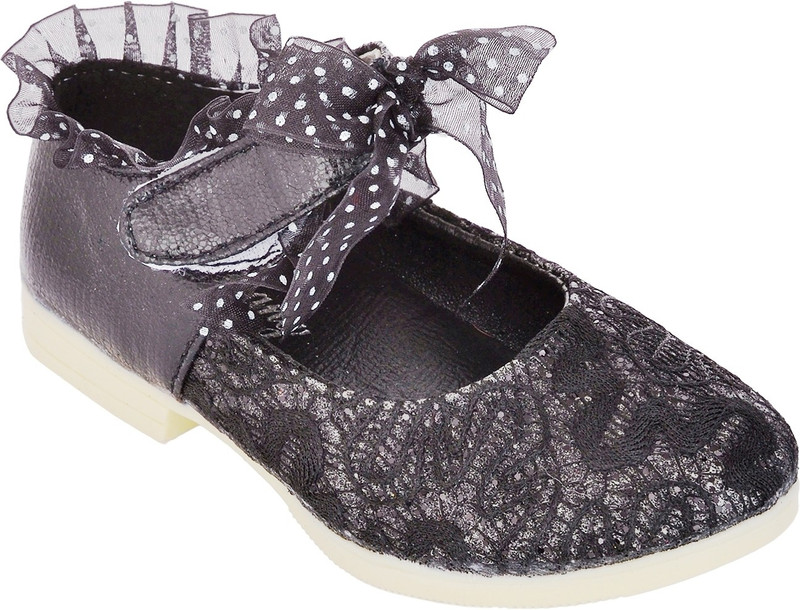 Glinchy Synthetic Black Comfortable Embroidery Bellies For Women(Black)