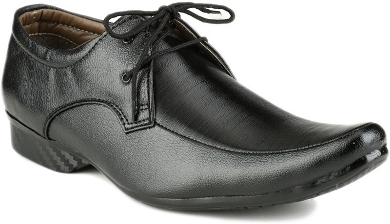 Shoe Day Lace Up Shoes For Men(Black)