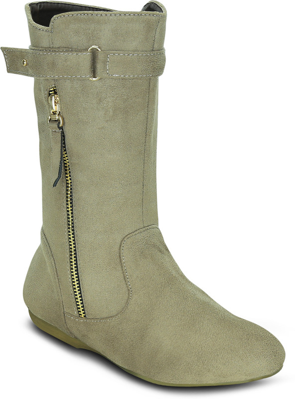 Get Glamr EILEEN Boots For Women(Beige)