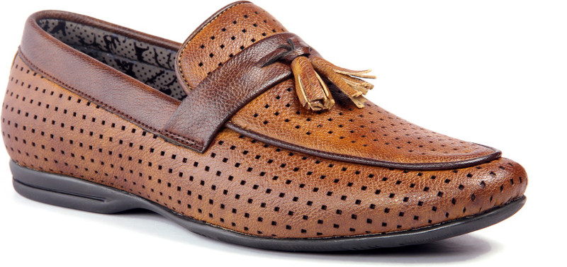 Fentacia Tassel Loafers For Men(Tan, Brown)