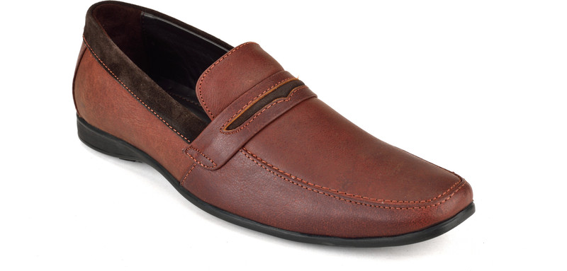 Chamois Loafers For Men(Brown)