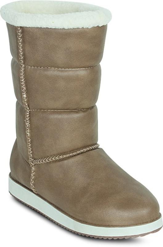 Get Glamr Designer Uggy Boots For Women(Beige)