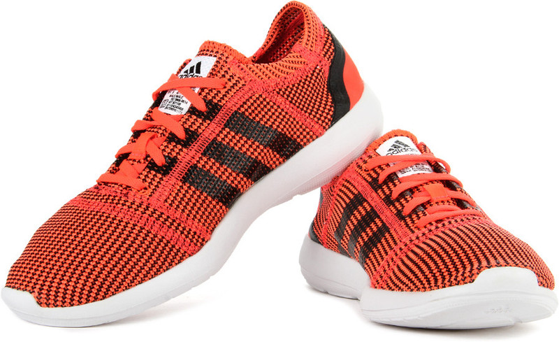 ADIDAS Element Refine Tricot M Running Shoes For Men(Black, Orange)
