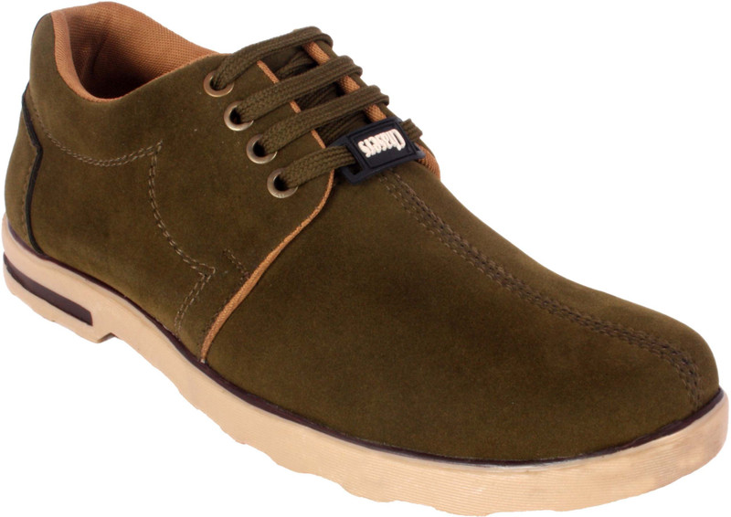 George Adam Ch2001green Casual Shoes For Men(Green)