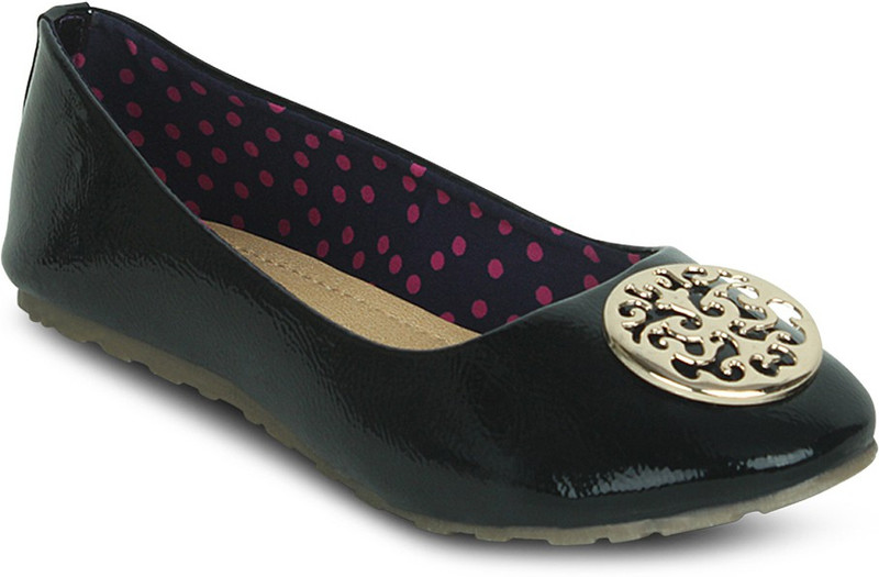 Gisole Buckled Slip on Bellies For Women(Black)